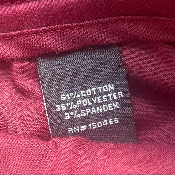 Women’s maroon red casual denim skirt size 10 office work business 41 hawthorn - Picture 4 of 12